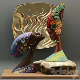 African sculptures factory designtoscano
